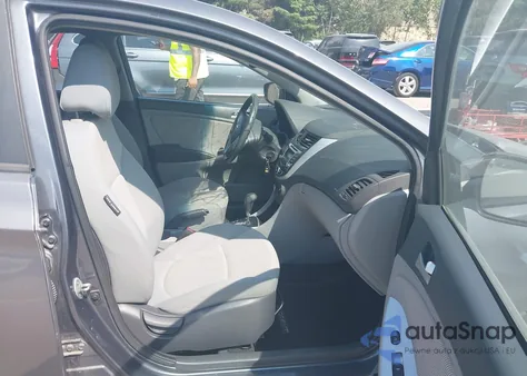 2013 Hyundai Accent Gls from USA, damaged, VIN KMHCT4AE1DU395886